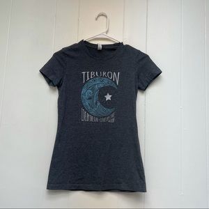 Tiburon CA Live by the Sun & Moon Quote Tee